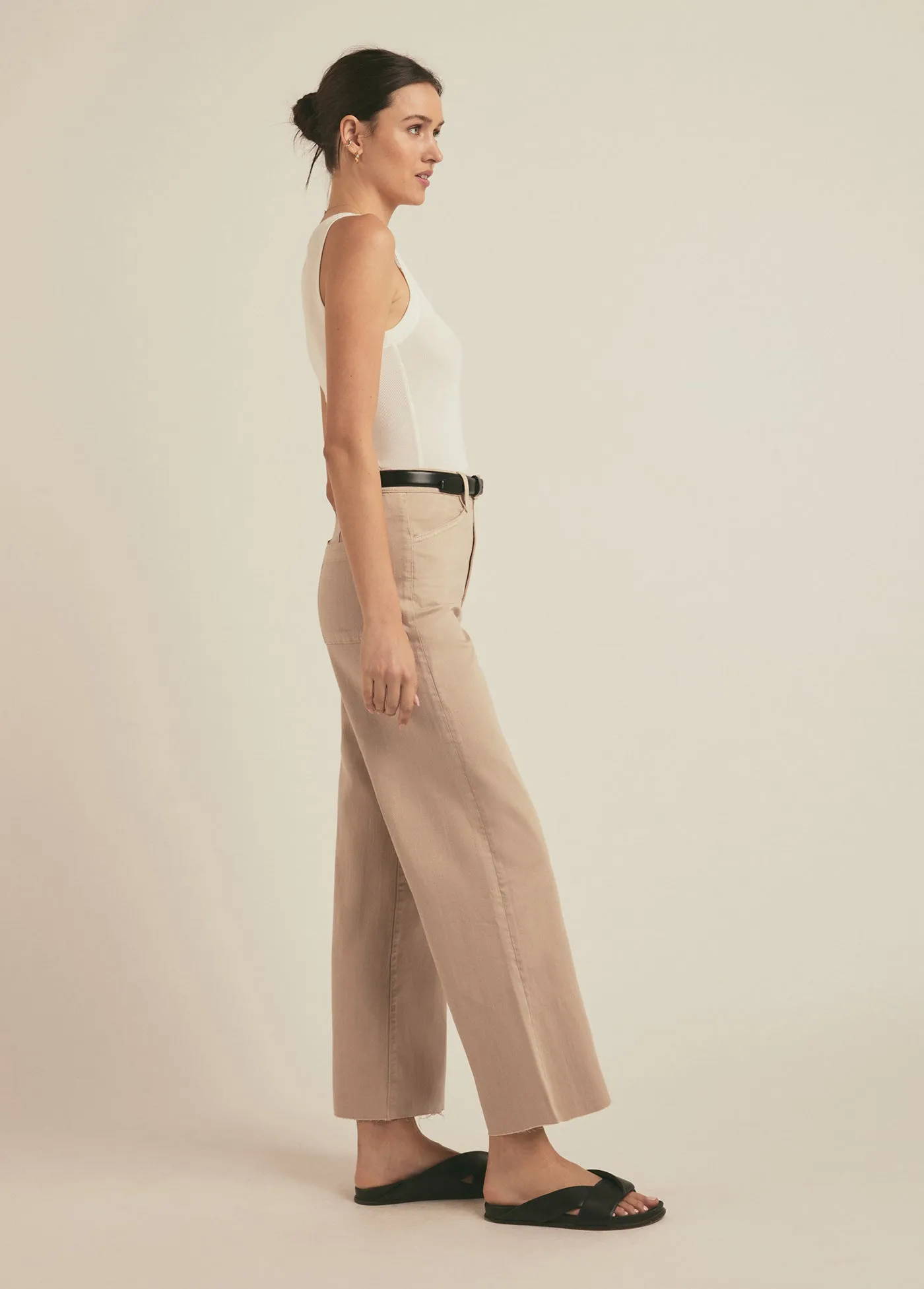 THE MISCHA SUPER HIGH RISE WIDE LEG ANKLE