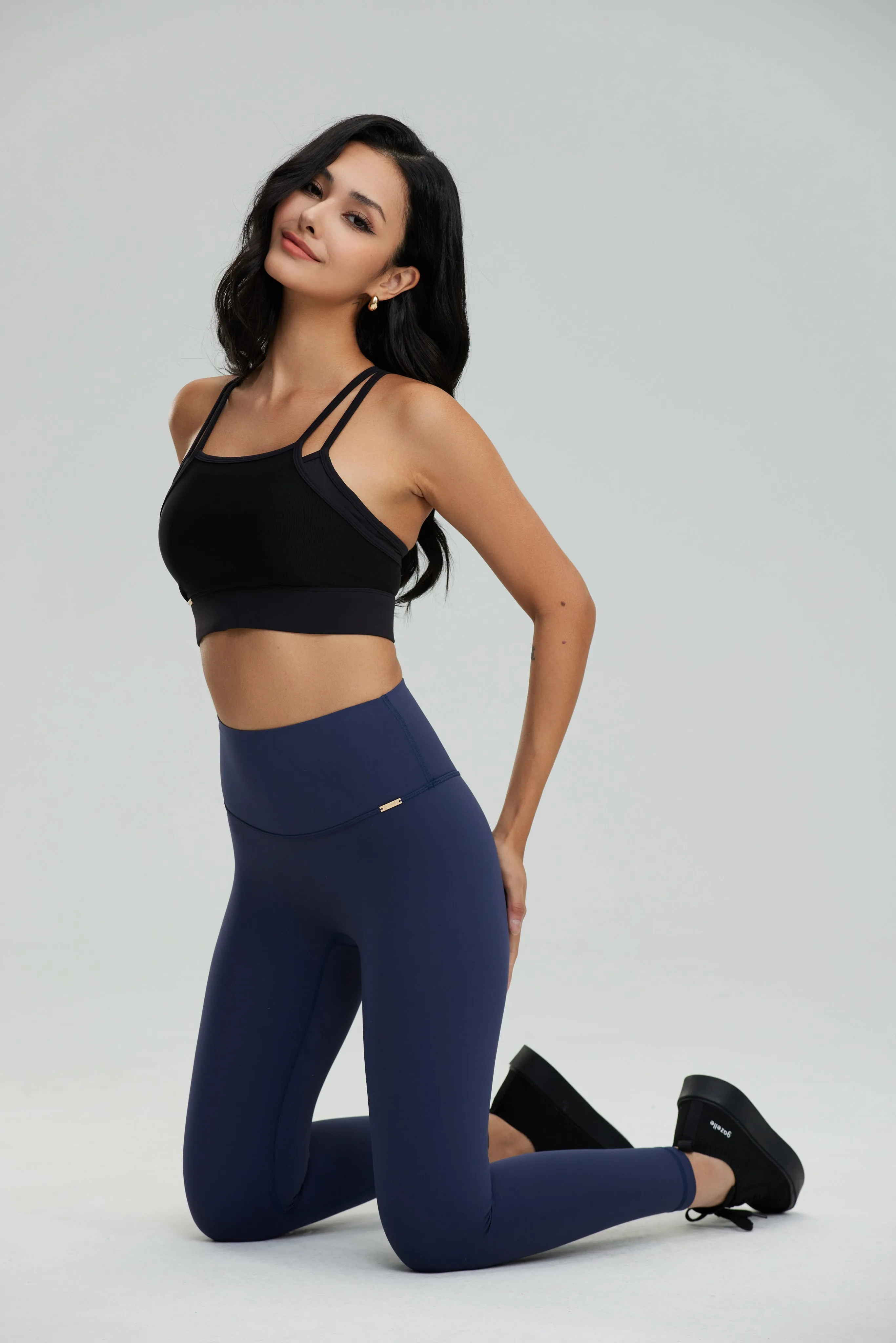 Thermal Luxe Leggings - Navy