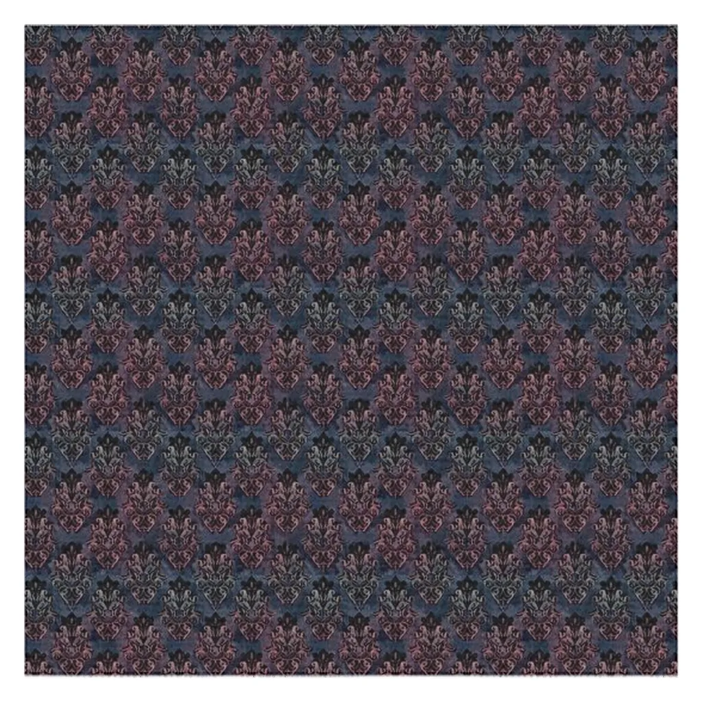 Vampire Art Grunge Goth Damask 100% Cotton Tablecloths - Square or Rectangular Up to 259cm/102inch length