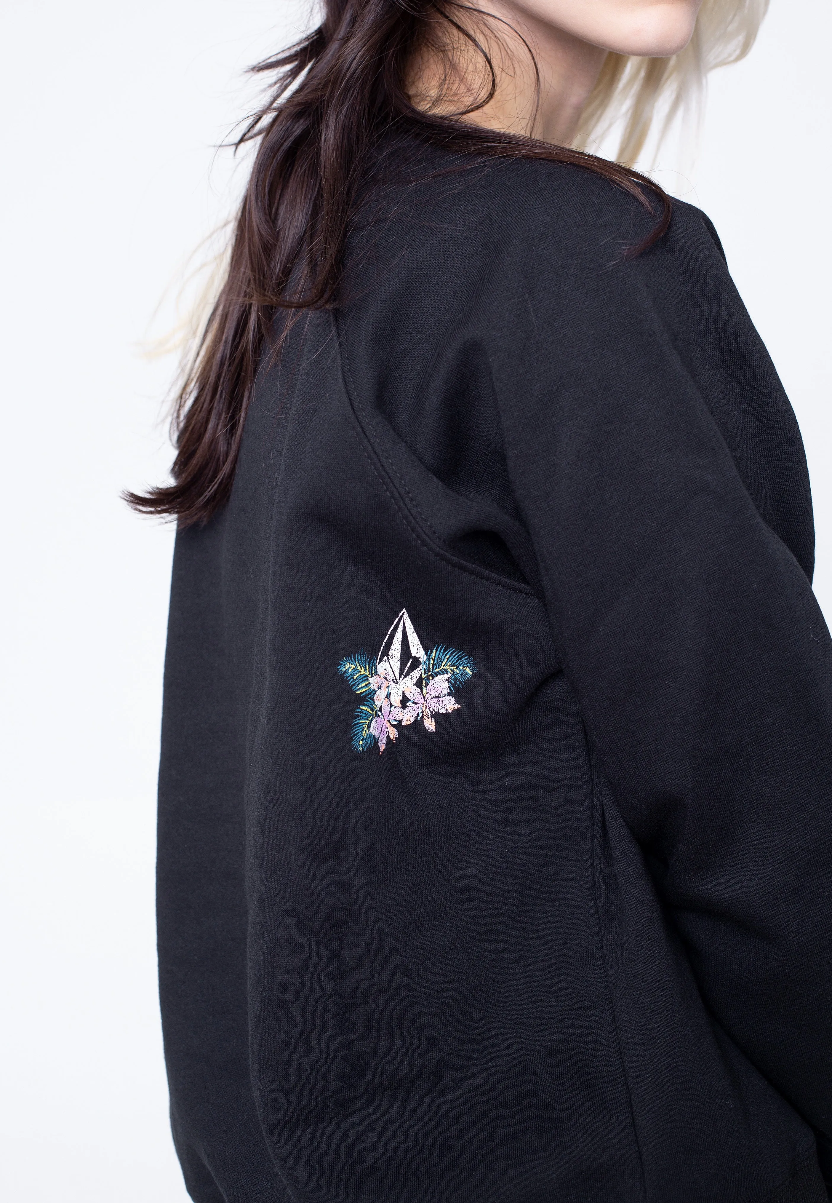 Volcom - Truly Stokin Crew Black - Sweater